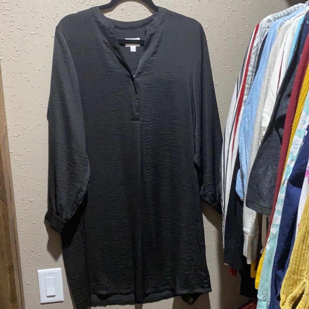Frank and Oak black dress